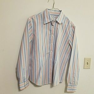 Brooks Brothers stripe non-iron shirt